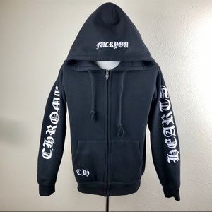 Chrome Hearts Fuck Y** zip up
